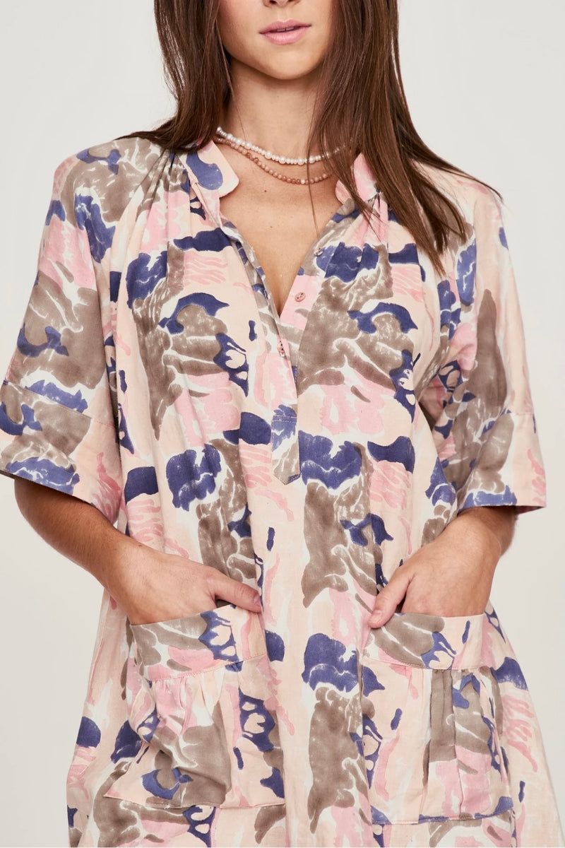 mirth faro short dress Mirth FARO SHORT DRESS IN LAGOON MINNOW