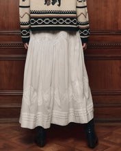 Load image into Gallery viewer, The Great. THE LATTICE LACE VICTORIAN SKIRT.
