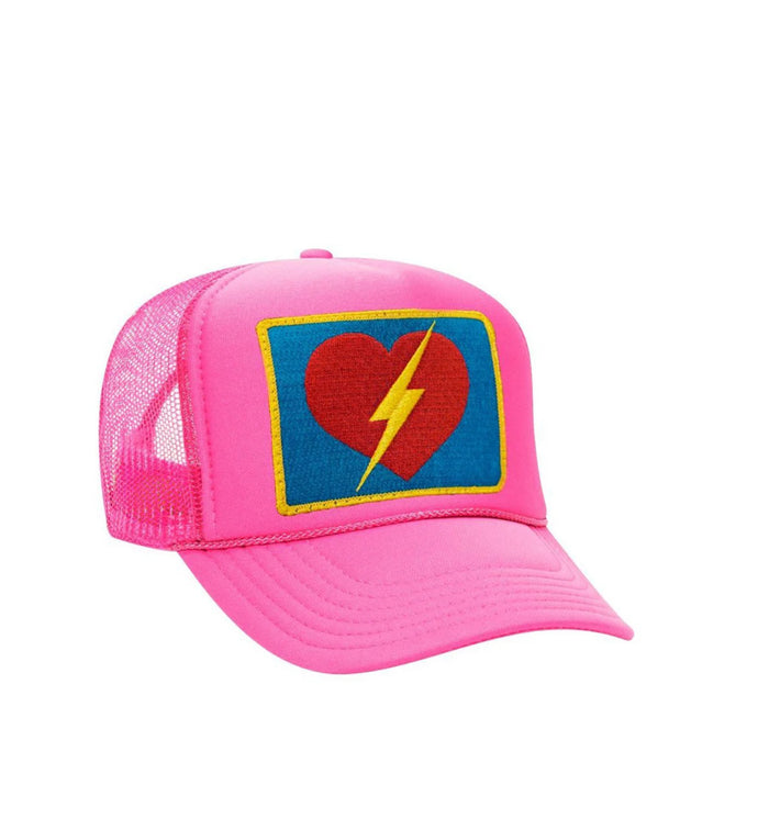 Aviator Nation Bolt Heart Vintage Low Rise Trucker