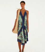 Load image into Gallery viewer, Farm Rio Faded Green Fruit Beauty Maxi Dress