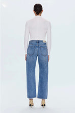 Load image into Gallery viewer, PISTOLA LEXI MID RISE BOWED STRAIGHT JEAN - METROPOLI