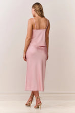 Load image into Gallery viewer, LoveShackFancy Vallis Lace Bow Satin Maxi Skirt