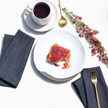 Load image into Gallery viewer, ATELIER SAUCIER - Dark Denim Linen Napkins | Set of 4