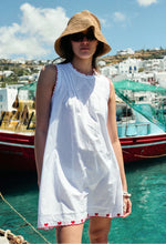 Load image into Gallery viewer, Ciao Lucia Ebba White Embroidered Cotton Dress