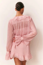 Load image into Gallery viewer, LoveShackFancy Linette Polka Dot Ruffle Blouse
