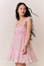 Load image into Gallery viewer, LoveShackFancy Zanira Floral Chiffon Mini Dress