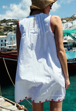 Load image into Gallery viewer, Ciao Lucia Ebba White Embroidered Cotton Dress