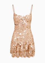 Load image into Gallery viewer, LoveShackFancy Liria Sequin Mini Dress