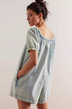 Load image into Gallery viewer, Free People Daisy Denim Babydoll Romper