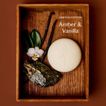 Load image into Gallery viewer, Kate McLeod - Amber &amp; Vanilla Body Stone | Deep Moisturizing Lotion Bar