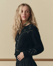 Load image into Gallery viewer, The GREAT. THE STUDDED CARDIGAN.