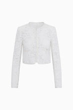 Load image into Gallery viewer, LoveShackFancy Junetta Cropped Lace Jacket