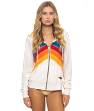 Load image into Gallery viewer, Aviator Nation MOUNTAIN STITCH CHEVRON 4 ZIP HOODIE