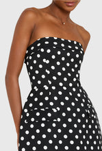 Load image into Gallery viewer, Amanda Uprichard LUCIENNE SKORT ROMPER IN POLKA DOT