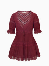 Load image into Gallery viewer, LoveShackFancy Lilias Cotton Mini Dress