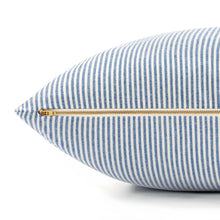Load image into Gallery viewer, The Foggy Dog - Lake Blue Stripe Dog Bed