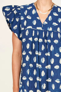 Mirth BELEM DRESS IN INDIGO CONCH