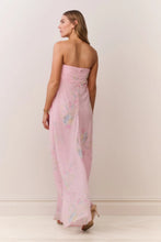 Load image into Gallery viewer, LoveShackFancy Emara Strapless Floral Chiffon Gown