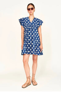 Mirth BELEM DRESS IN INDIGO CONCH