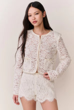 Load image into Gallery viewer, LoveShackFancy Lavendine Lace Mini Shorts