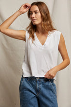 Load image into Gallery viewer, PerfectWhiteTee margot
crispy cotton v neck tank
