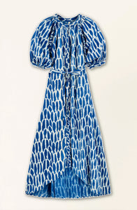 Mirth SOMERSET DRESS IN INDIGO BLUEFISH