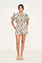 Load image into Gallery viewer, Mirth Track shorts in Oyster Print