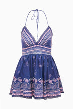 Load image into Gallery viewer, LoveShackFancy Arletta Cotton Bandana Print Mini Dress