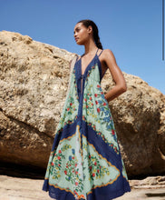 Load image into Gallery viewer, Farm Rio Faded Green Fruit Beauty Maxi Dress
