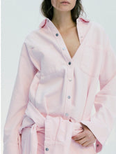 Load image into Gallery viewer, Pistola ELIN FLUID DENIM SHACKET - BLUSH