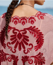 Load image into Gallery viewer, Farm Rio Light Pink Arabesc Dress