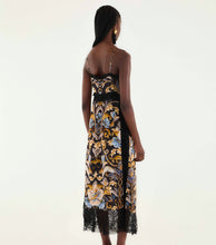 Load image into Gallery viewer, Farm Rio Black Flowerful Garden Midi Dress