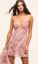 Load image into Gallery viewer, LoveShackFancy Melusine Snakeskin Print Mini Dress