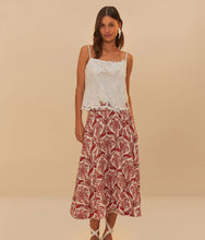 Load image into Gallery viewer, Farm Rio Off-White Sleeveless Lace Top