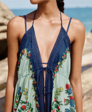 Load image into Gallery viewer, Farm Rio Faded Green Fruit Beauty Maxi Dress