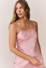 Load image into Gallery viewer, LoveShackFancy Arise Lace Bow Satin Top