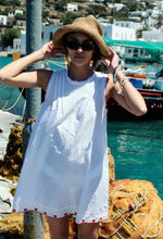 Load image into Gallery viewer, Ciao Lucia Ebba White Embroidered Cotton Dress