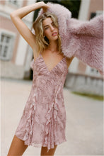 Load image into Gallery viewer, LoveShackFancy Melusine Snakeskin Print Mini Dress