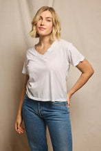 Load image into Gallery viewer, PerfectWhiteTee hendrix
cotton boxy v neck tee