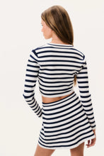 Load image into Gallery viewer, LoveShackFancy Avanette Striped Stretch Knit Cardigan