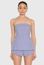 Load image into Gallery viewer, Amanda Uprichard LINDA TOP IN BAYHAVEN STRIPE