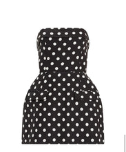 Load image into Gallery viewer, Amanda Uprichard LUCIENNE SKORT ROMPER IN POLKA DOT