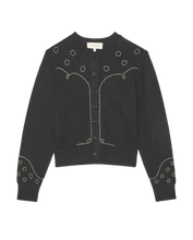 Load image into Gallery viewer, The GREAT. THE STUDDED CARDIGAN.