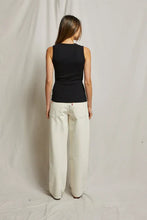 Load image into Gallery viewer, PerfectWhiteTee Jordan ribbed u neck tank