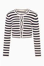 Load image into Gallery viewer, LoveShackFancy Avanette Striped Stretch Knit Cardigan