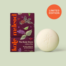Load image into Gallery viewer, Kate McLeod - Black Spruce &amp; Patchouli | Deep Moisturizing Lotion Bar