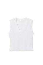 Load image into Gallery viewer, PerfectWhiteTee margot
crispy cotton v neck tank