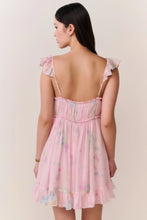 Load image into Gallery viewer, LoveShackFancy Zanira Floral Chiffon Mini Dress
