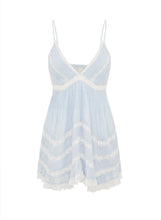 Load image into Gallery viewer, LoveShackFancy Alonna Cotton Lace-Trimmed Mini Dress