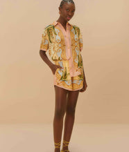 Load image into Gallery viewer, Farm Rio Multicolor Banana Royalty Kaleidoscope Shorts